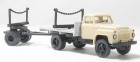 039301 MiniaturModelle GAZ-52 with lumber trailer 1R3